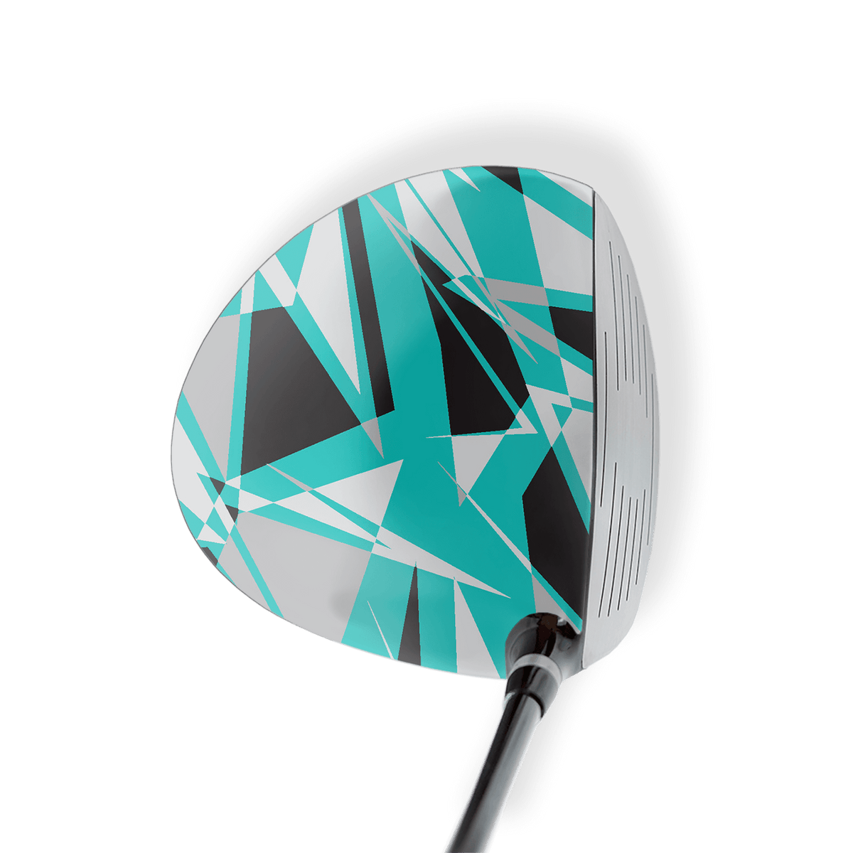 Driver Left Handed Sharp Tiffany Blue Tiger Vinyl Wrap Skin