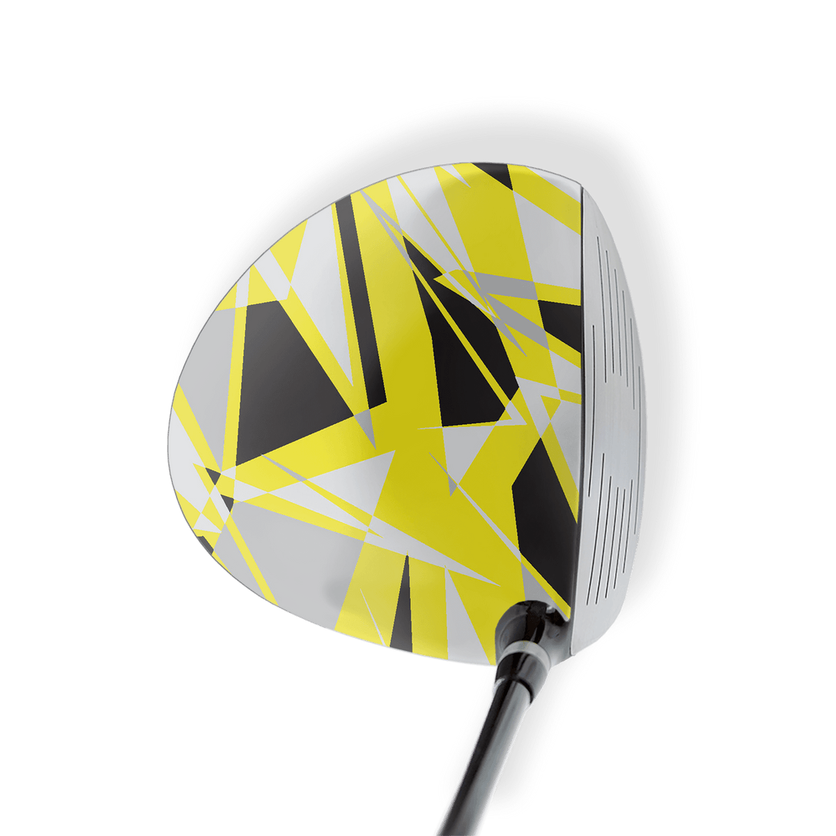 Driver Left Handed Sharp Yellow Tiger Vinyl Wrap Skin