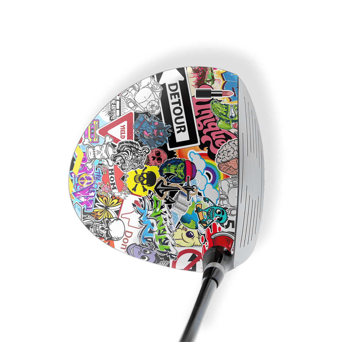 Driver Left Handed Sticker Bomb Color Vinyl Wrap Skin