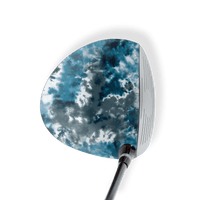Driver Left Handed Tie Dye Acid Wash Vinyl Wrap Skin