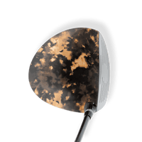Driver Left Handed Tie Dye Bleached Black Vinyl Wrap Skin