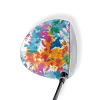 Driver Left Handed Tie Dye Clementine Kiss Vinyl Wrap Skin