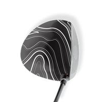 Driver Left Handed Topographic Black Vinyl Wrap Skin
