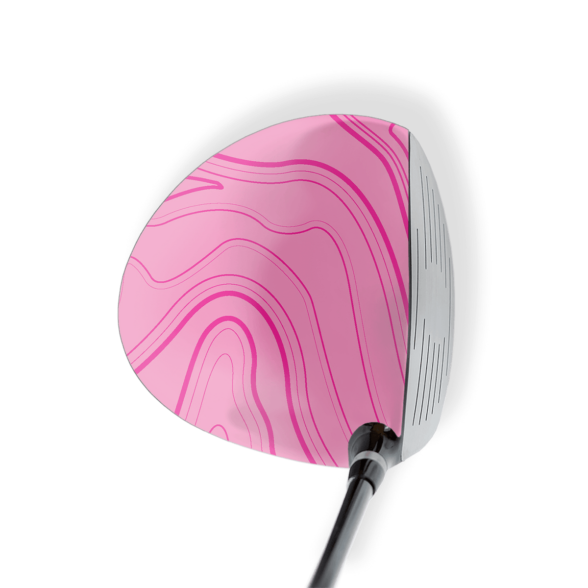 Driver Left Handed Topographic Pink Vinyl Wrap Skin