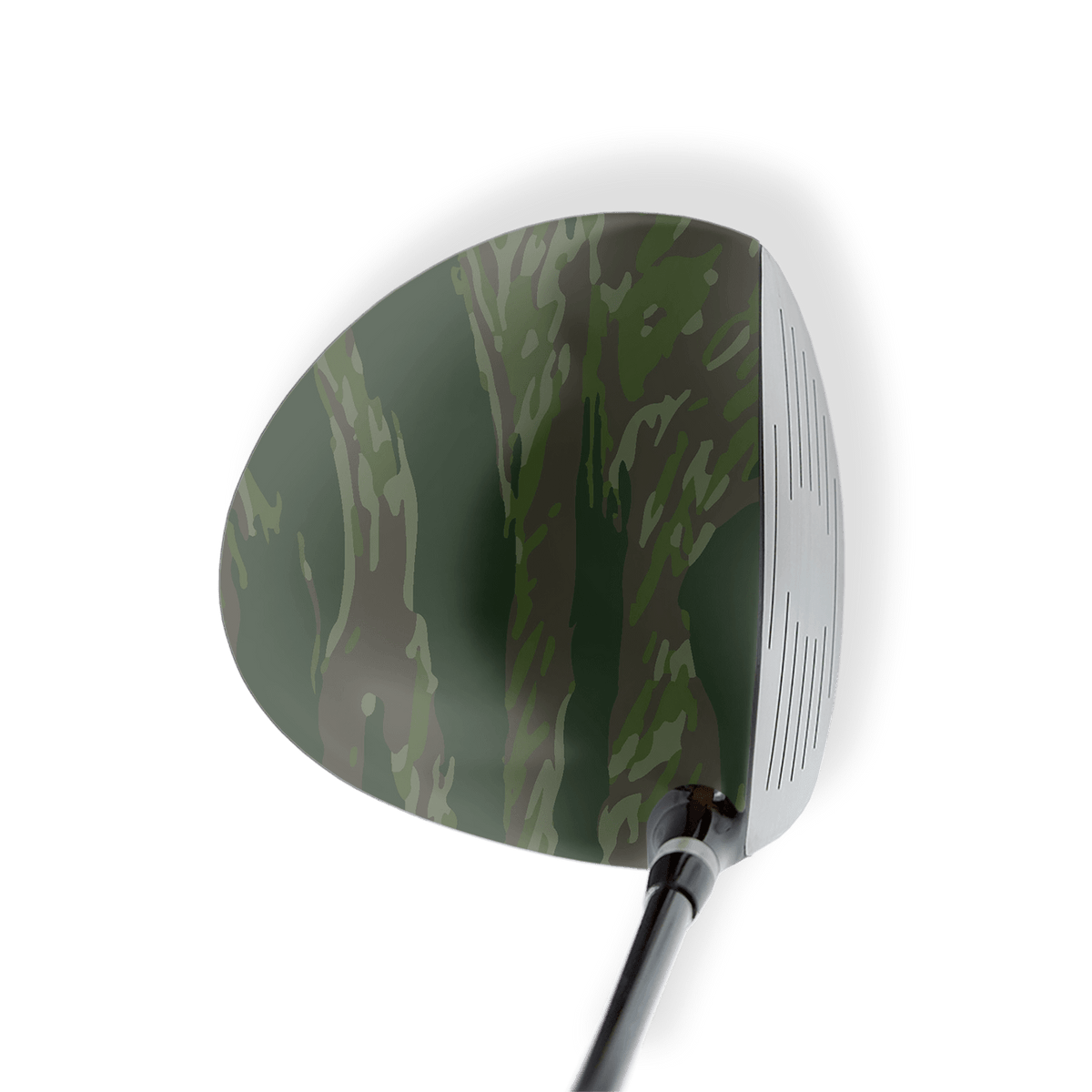 Driver Left Handed Vietnam Tiger Stripe Army Dark Green Vinyl Wrap Skin