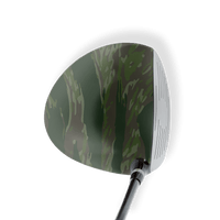 Driver Left Handed Vietnam Tiger Stripe Army Dark Green Vinyl Wrap Skin