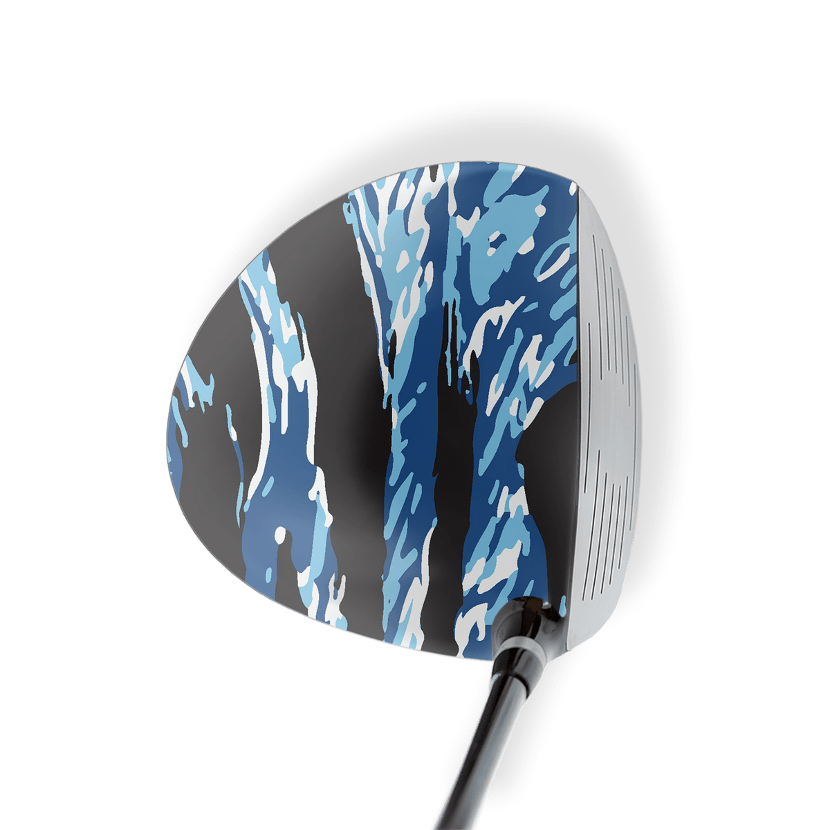 Driver Left Handed Vietnam Tiger Stripe Baby Blue Vinyl Wrap Skin