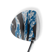 Driver Left Handed Vietnam Tiger Stripe Blue Tiger Vinyl Wrap Skin