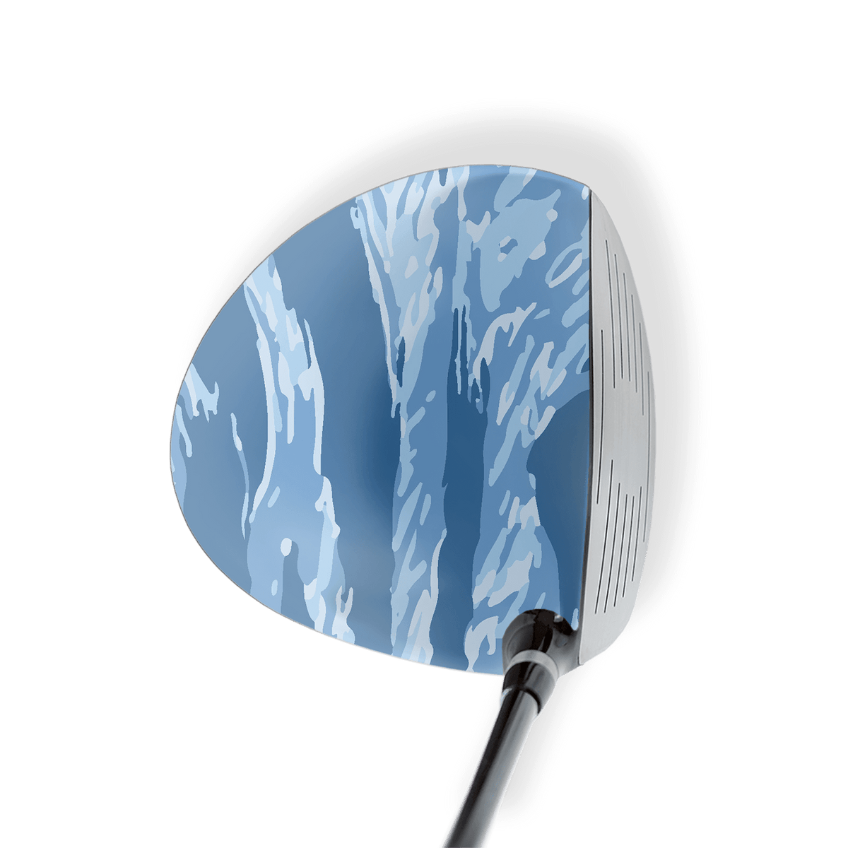 Driver Left Handed Vietnam Tiger Stripe Cool Blue Vinyl Wrap Skin