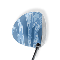 Driver Left Handed Vietnam Tiger Stripe Cool Blue Vinyl Wrap Skin