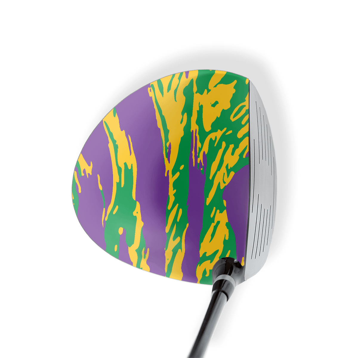 Driver Left Handed Vietnam Tiger Stripe Mardi Gras Vinyl Wrap Skin