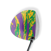 Driver Left Handed Vietnam Tiger Stripe Mardi Gras Vinyl Wrap Skin