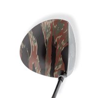 Driver Left Handed Vietnam Tiger Stripe Militant Copper Vinyl Wrap Skin