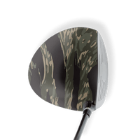 Driver Left Handed Vietnam Tiger Stripe Militant Green Vinyl Wrap Skin