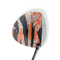 Driver Left Handed Vietnam Tiger Stripe Orange Tiger Vinyl Wrap Skin