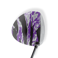 Driver Left Handed Vietnam Tiger Stripe Purple Tiger Vinyl Wrap Skin