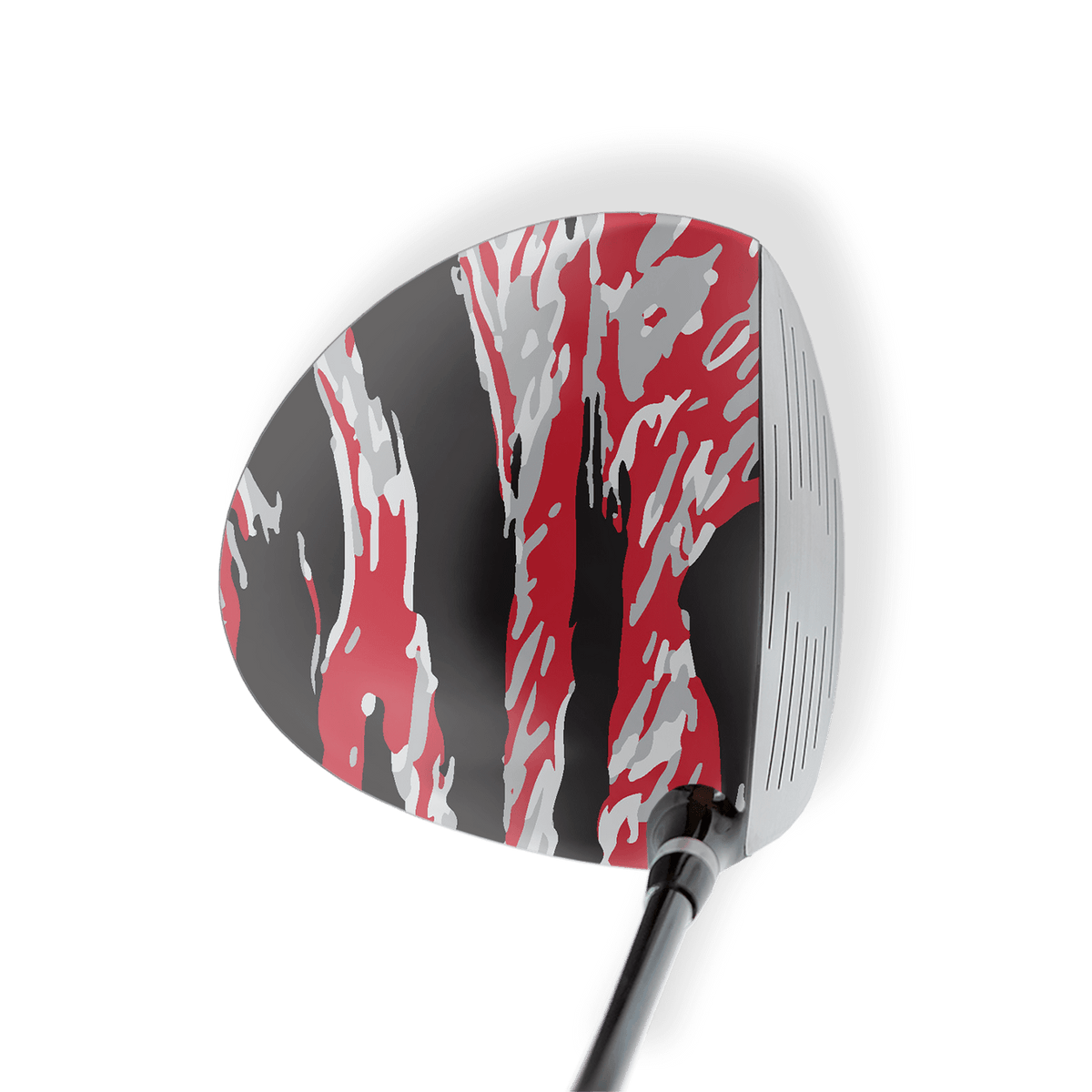 Driver Left Handed Vietnam Tiger Stripe Red Tiger Vinyl Wrap Skin