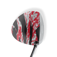 Driver Left Handed Vietnam Tiger Stripe Red Tiger Vinyl Wrap Skin
