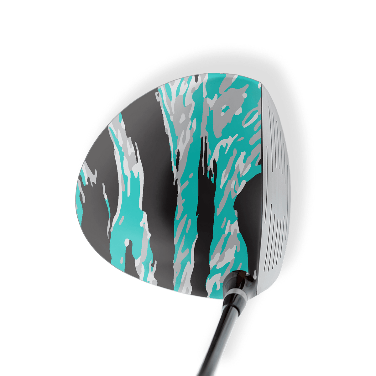 Driver Left Handed Vietnam Tiger Stripe Tiffany Blue Tiger Vinyl Wrap Skin