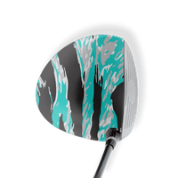 Driver Left Handed Vietnam Tiger Stripe Tiffany Blue Tiger Vinyl Wrap Skin