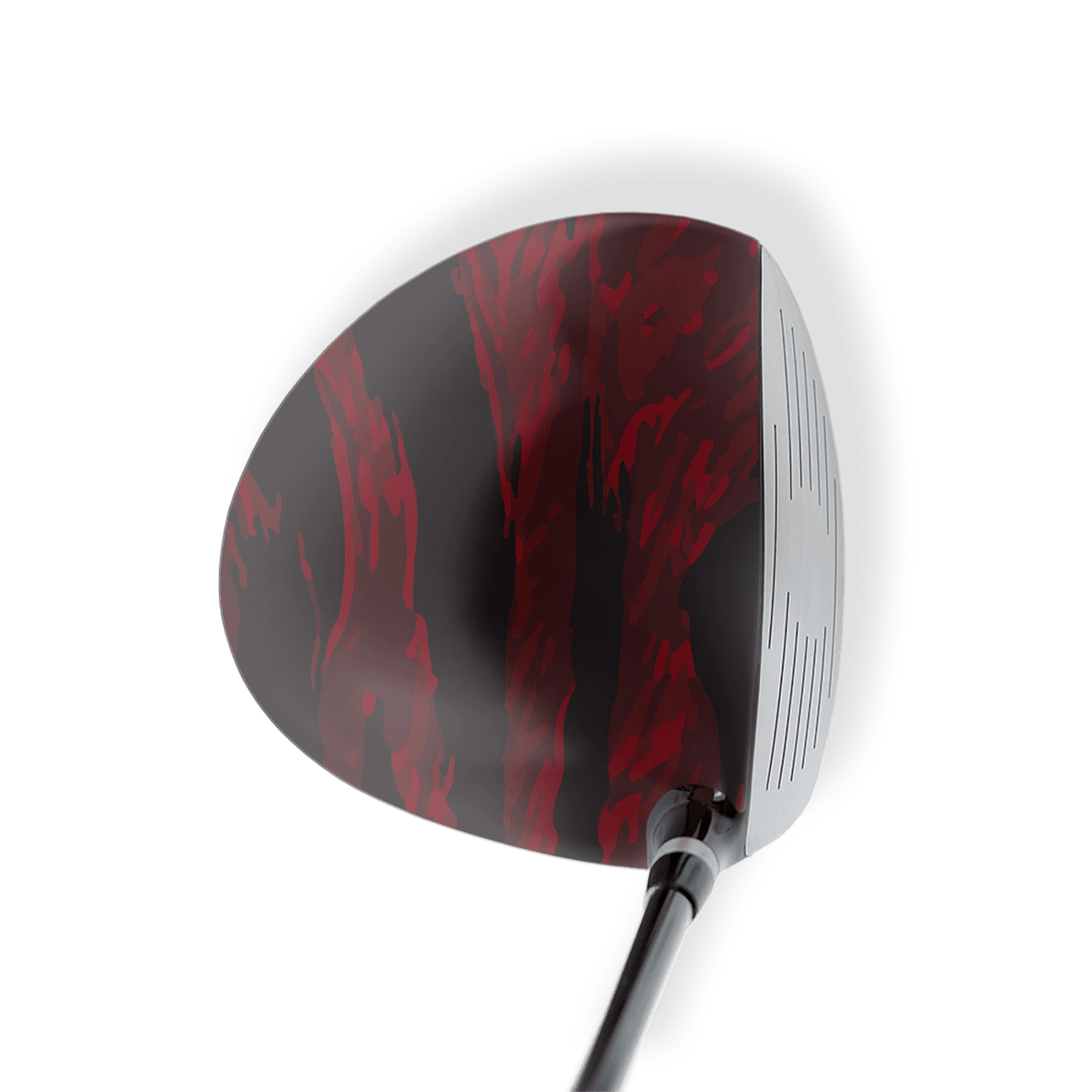 Driver Left Handed Vietnam Tiger Stripe Vampire Red Vinyl Wrap Skin