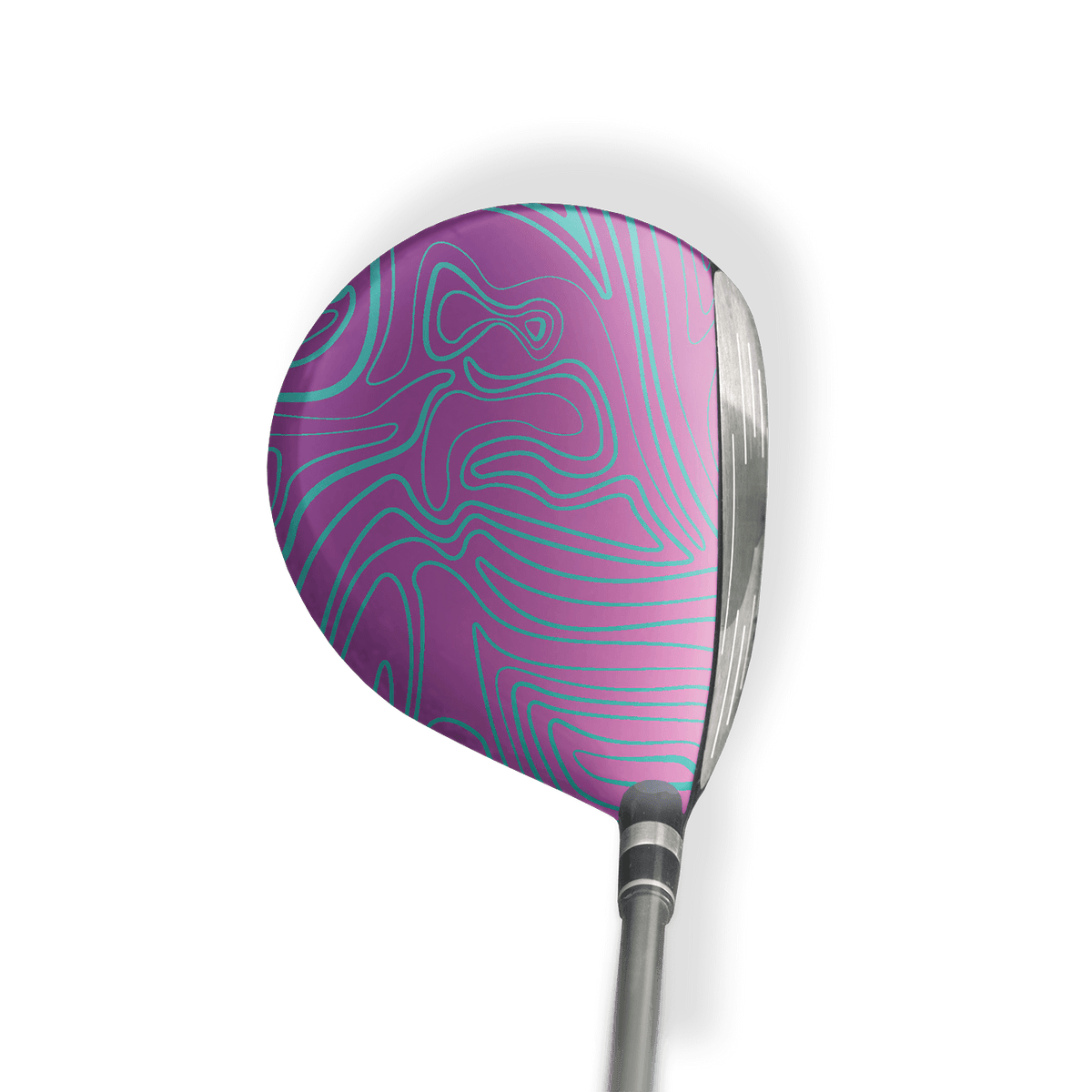 Fairway Wood / Hybrid Left Handed Damascus Aurora Vinyl Wrap Skin
