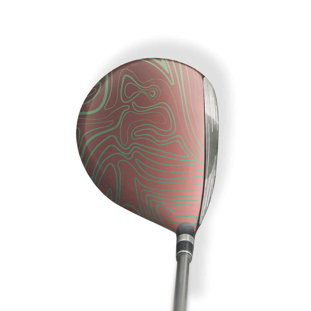 Fairway Wood / Hybrid Left Handed Damascus Fiesta Vinyl Wrap Skin