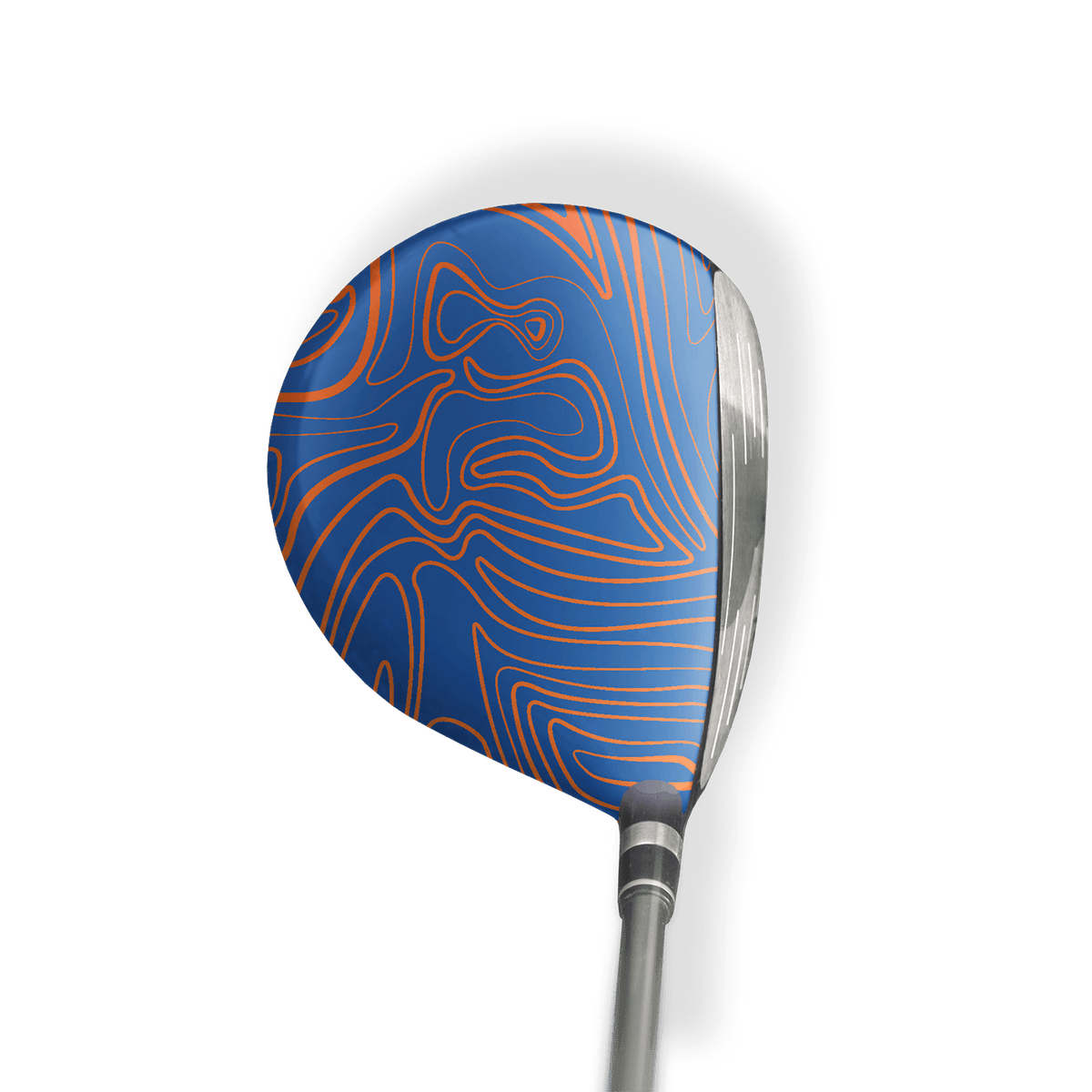 Fairway Wood / Hybrid Left Handed Damascus Fire And Ice Vinyl Wrap Skin
