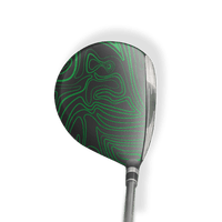 Fairway Wood / Hybrid Left Handed Damascus Green Vinyl Wrap Skin