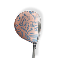 Fairway Wood / Hybrid Left Handed Damascus Patriot Vinyl Wrap Skin