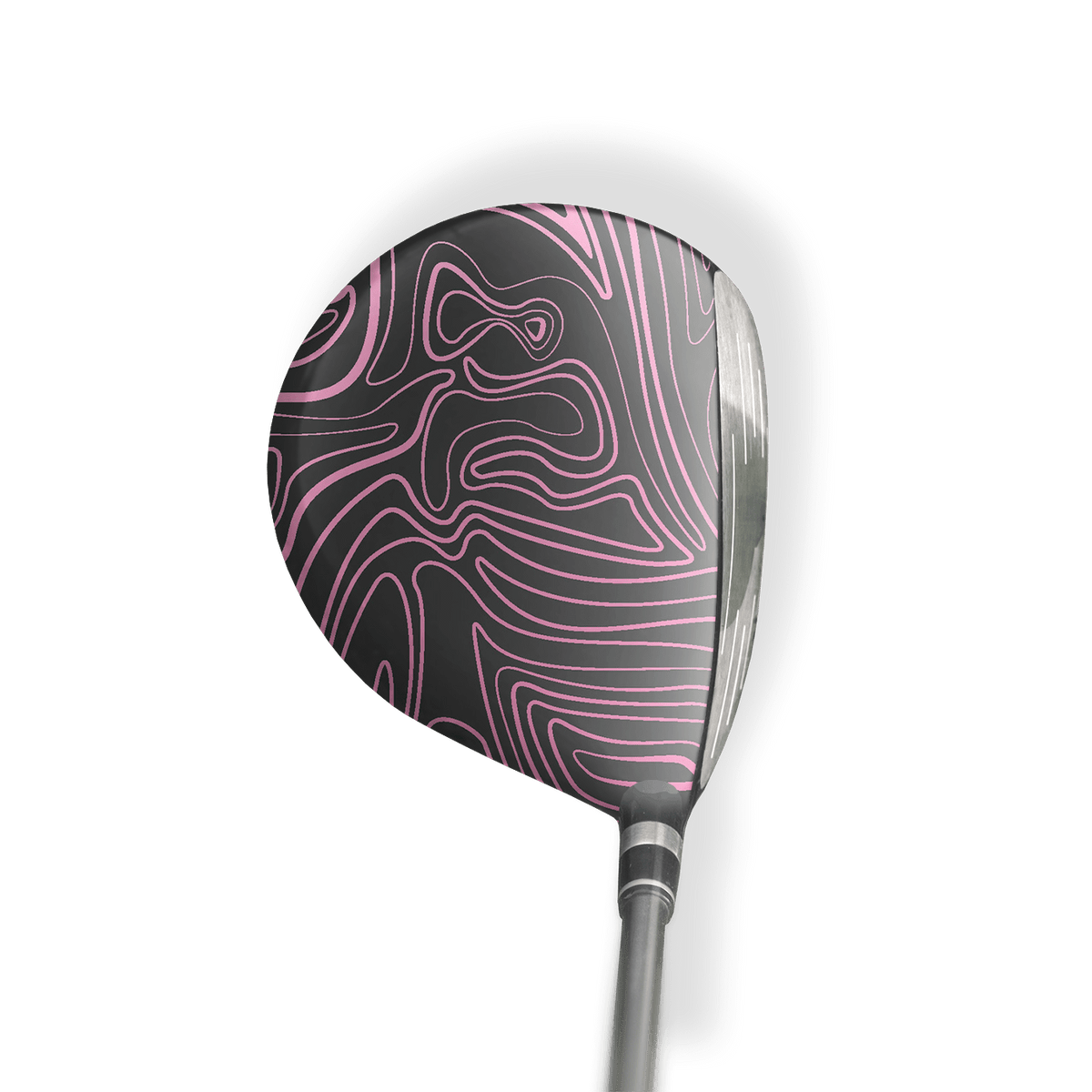 Fairway Wood / Hybrid Left Handed Damascus Pink Vinyl Wrap Skin