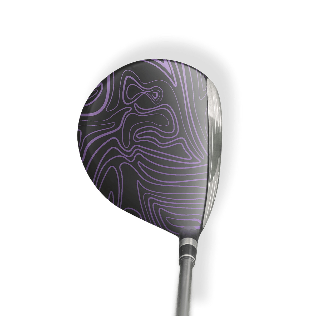 Fairway Wood / Hybrid Left Handed Damascus Purple Vinyl Wrap Skin