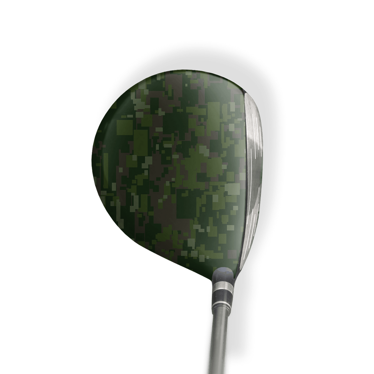 Fairway Wood / Hybrid Left Handed Digital Army Dark Green Vinyl Wrap Skin