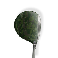 Fairway Wood / Hybrid Left Handed Digital Army Dark Green Vinyl Wrap Skin