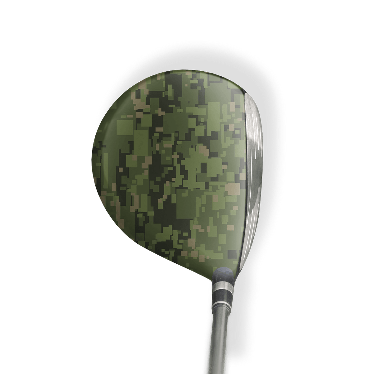 Fairway Wood / Hybrid Left Handed Digital Army Green Vinyl Wrap Skin