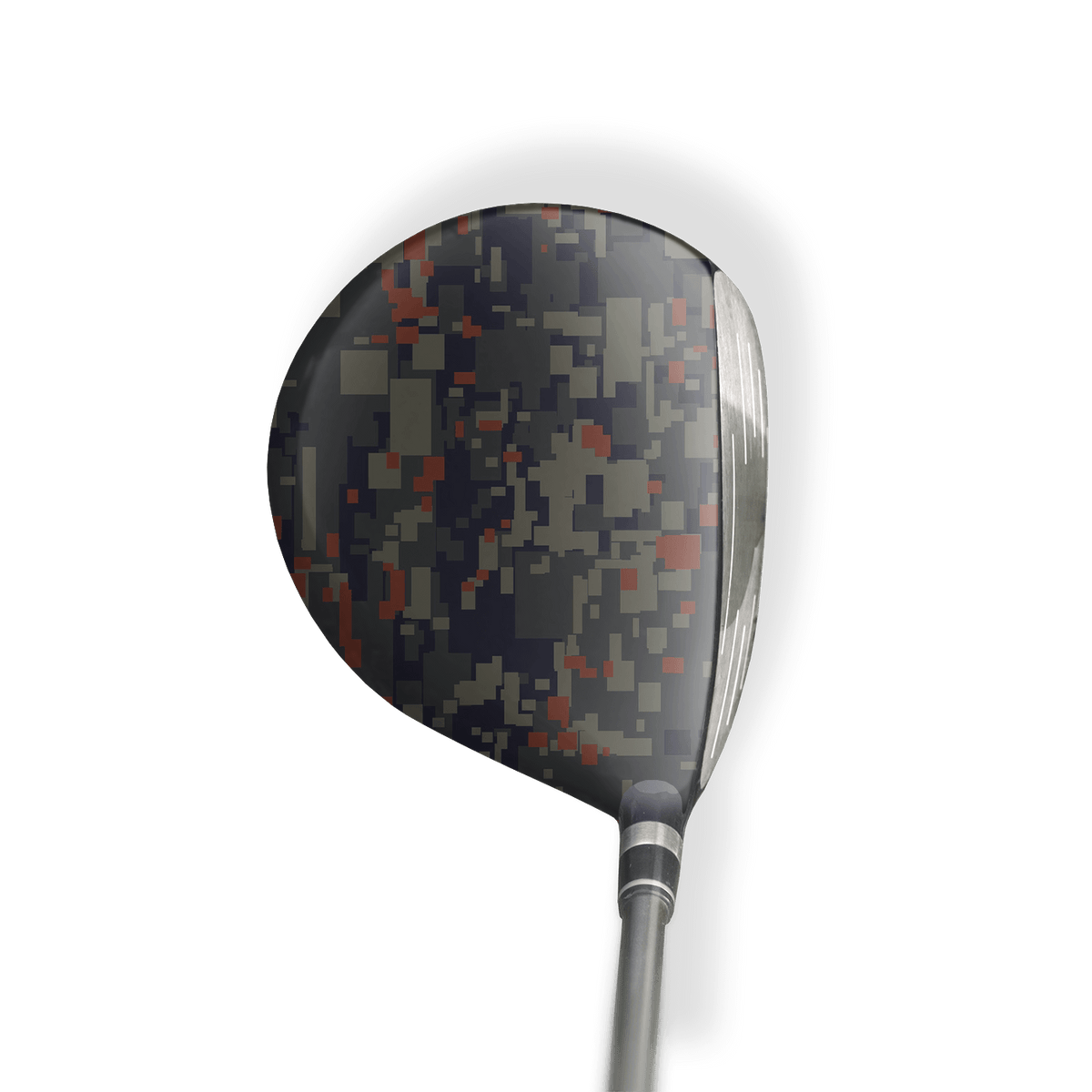 Fairway Wood / Hybrid Left Handed Digital Blue Copper Vinyl Wrap Skin