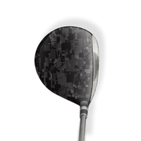Fairway Wood / Hybrid Left Handed Digital Elite Black Vinyl Wrap Skin