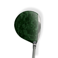 Fairway Wood / Hybrid Left Handed Digital Elite Green Vinyl Wrap Skin