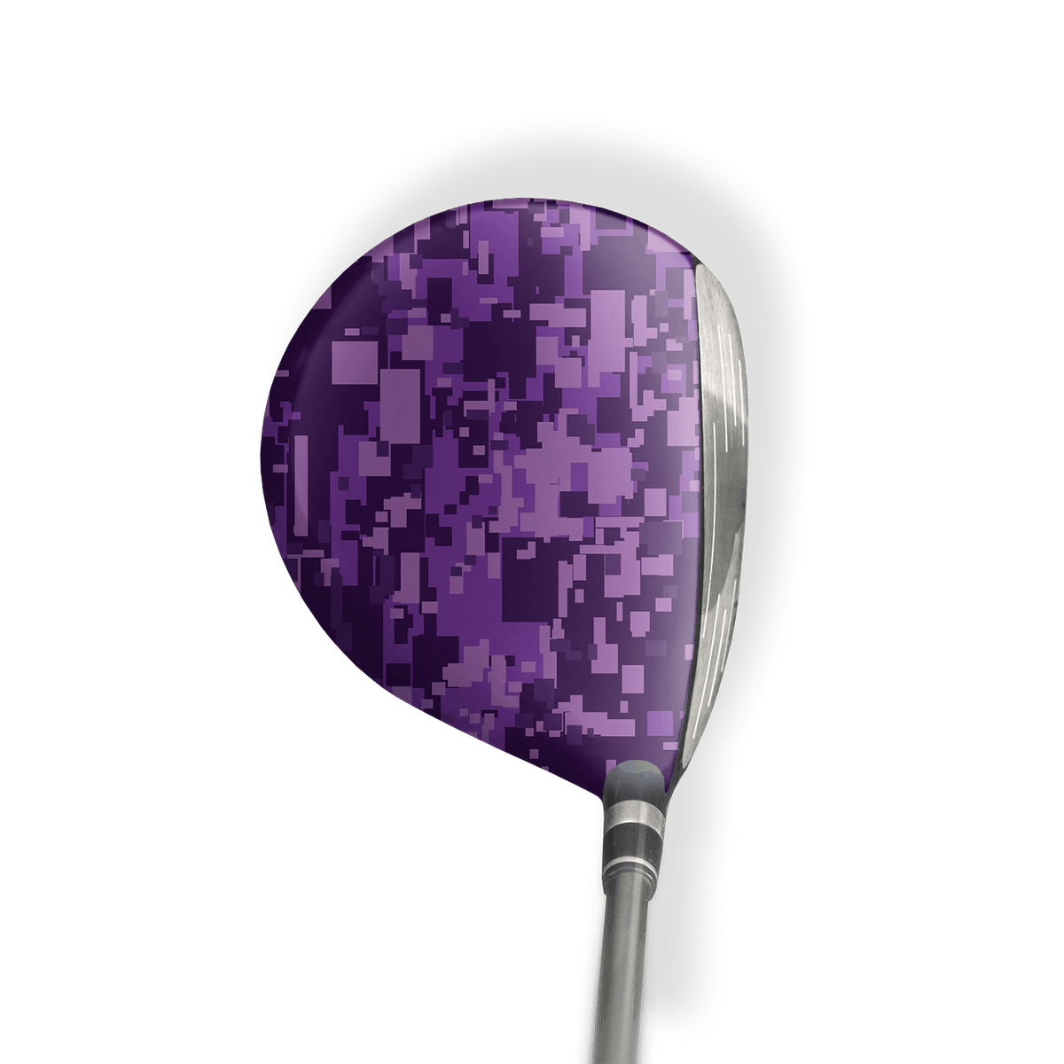 Fairway Wood / Hybrid Left Handed Digital Elite Purple Vinyl Wrap Skin