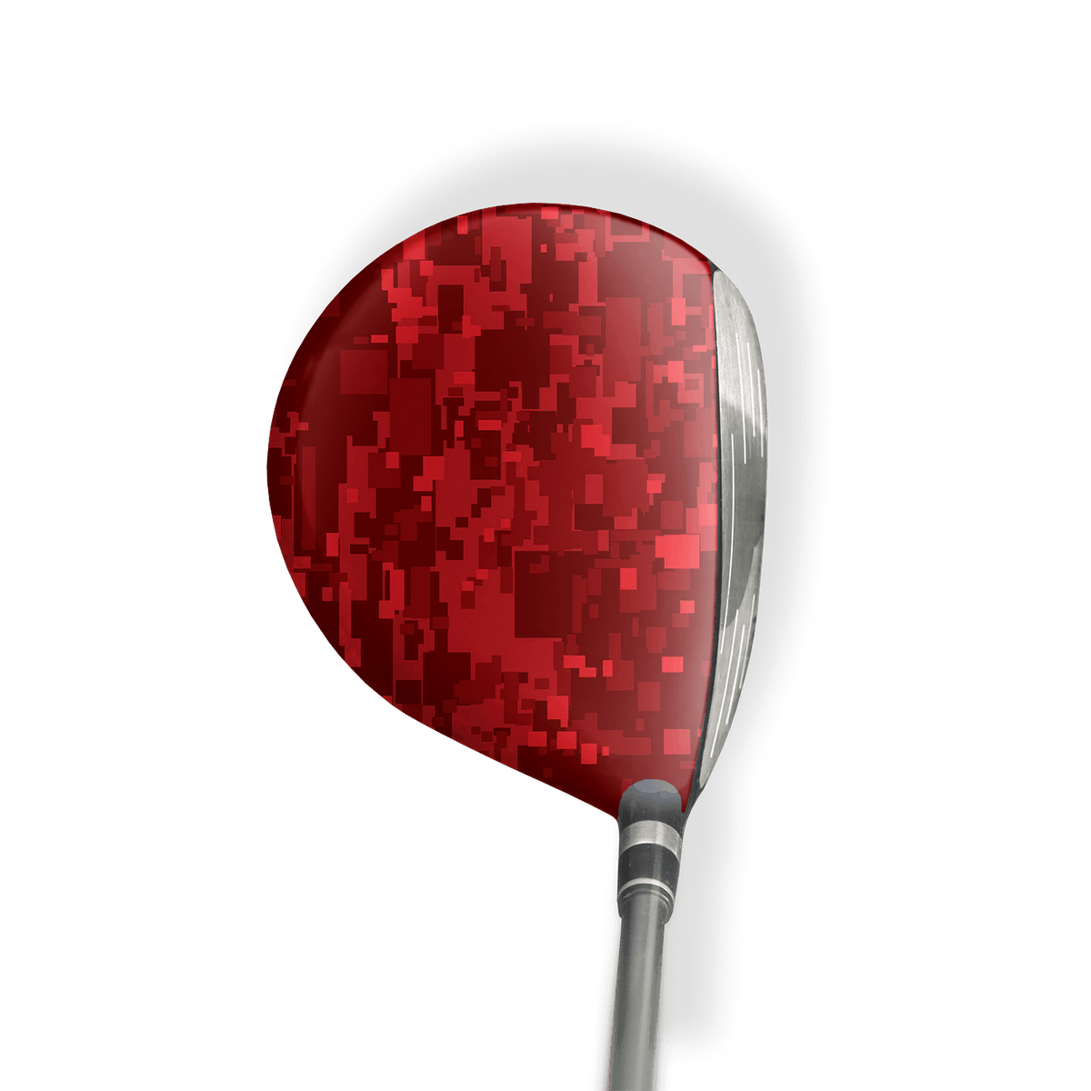 Fairway Wood / Hybrid Left Handed Digital Elite Red Vinyl Wrap Skin