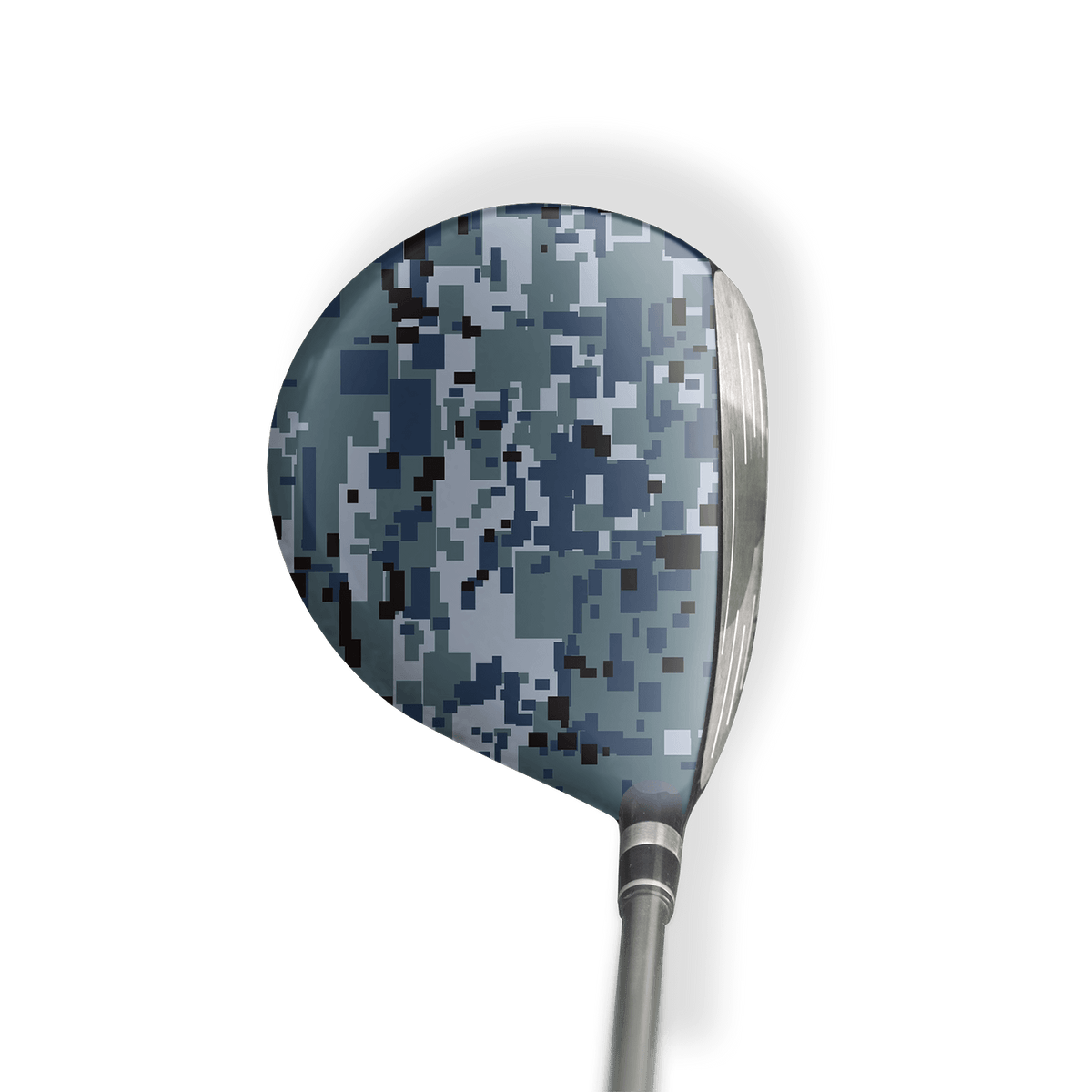 Fairway Wood / Hybrid Left Handed Digital Navy Vinyl Wrap Skin