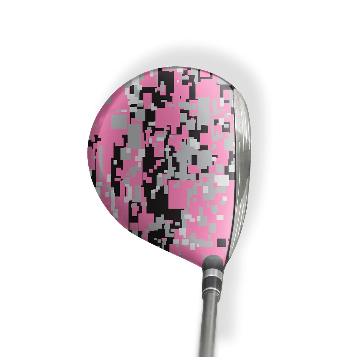 Fairway Wood / Hybrid Left Handed Digital Pink Tiger Vinyl Wrap Skin