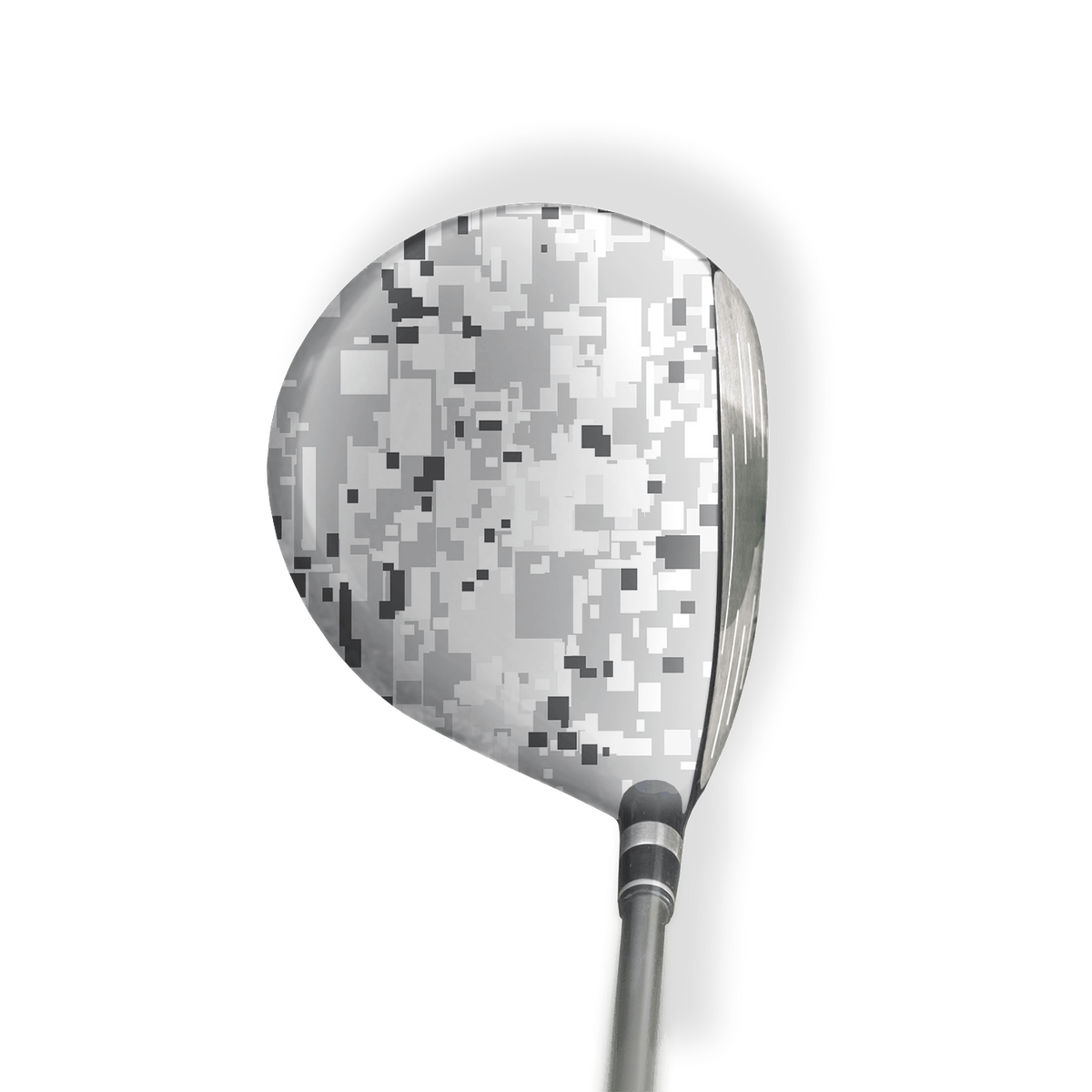 Fairway Wood / Hybrid Left Handed Digital Snow Vinyl Wrap Skin