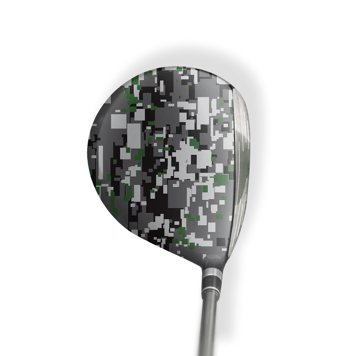Fairway Wood / Hybrid Left Handed Digital Urban Green Vinyl Wrap Skin