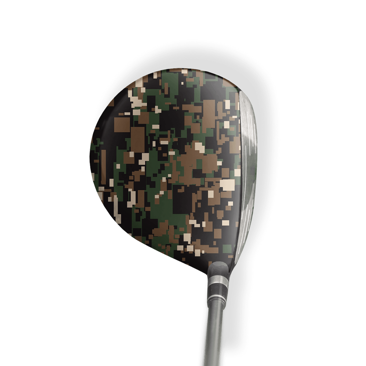 Fairway Wood / Hybrid Left Handed Digital Woodland Vinyl Wrap Skin