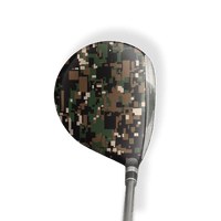 Fairway Wood / Hybrid Left Handed Digital Woodland Vinyl Wrap Skin