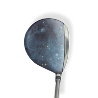 Fairway Wood / Hybrid Left Handed Galaxy Blue Nebula Vinyl Wrap Skin