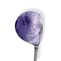 Fairway Wood / Hybrid Left Handed Galaxy Dark Matter Vinyl Wrap Skin