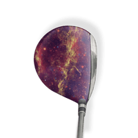 Fairway Wood / Hybrid Left Handed Galaxy Fire Vinyl Wrap Skin