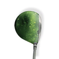 Fairway Wood / Hybrid Left Handed Galaxy Green Vinyl Wrap Skin